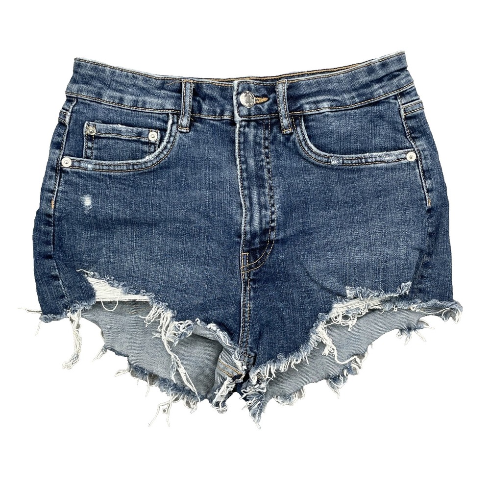 Zara Jean Short Women 25* Y2K Western Rodeo Grunge Daisy Dukes Cowboy Preppy 90s